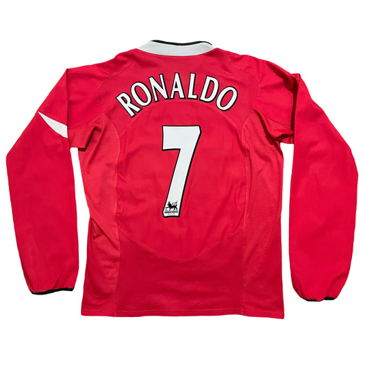 2004-2006 Manchester United FC home shirt #7 Ronaldo (L)