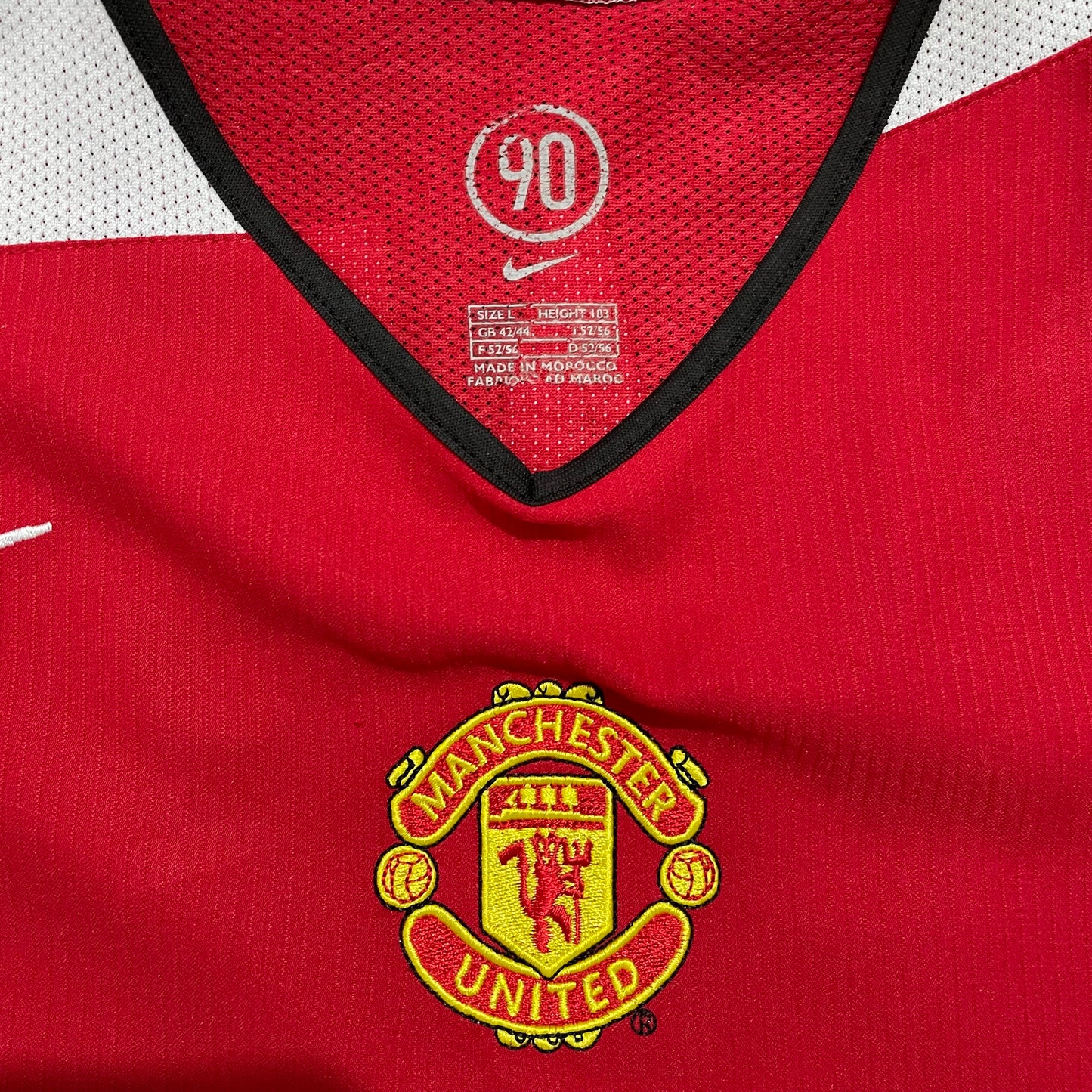 2004-2006 Manchester United FC home shirt #7 Ronaldo (L)