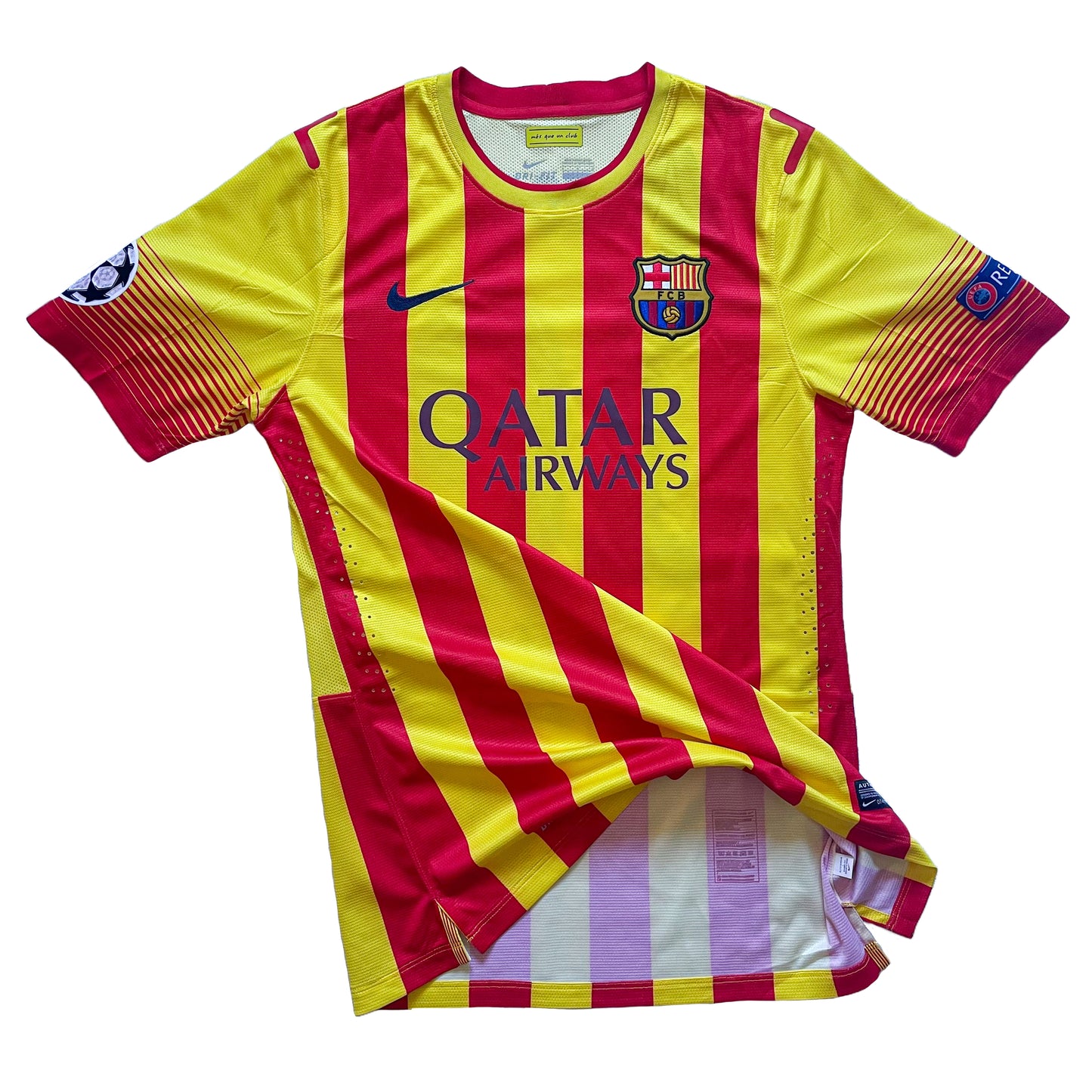 2013-2014 FC Barcelona Player Issue away shirt #10 Messi (L)