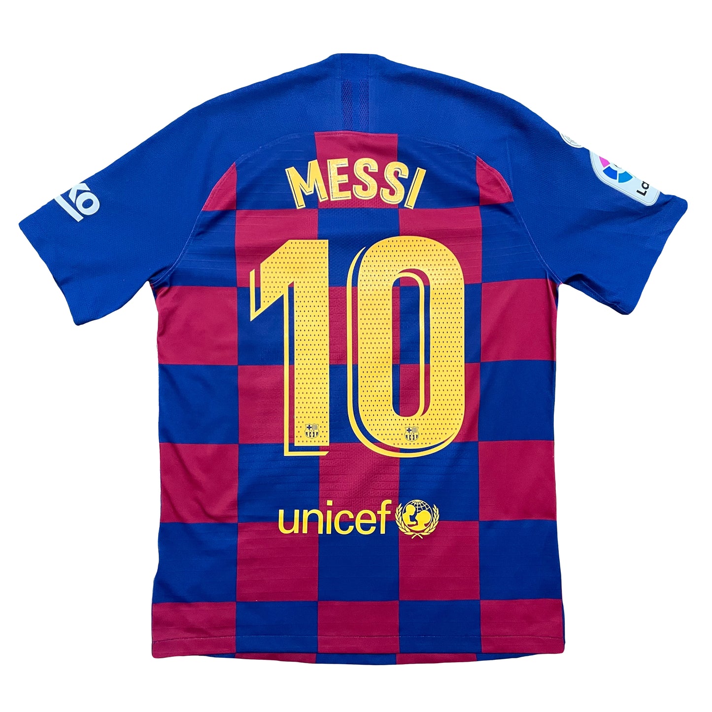 <tc>2019-2020 FC Barcelona camiseta local versión match #10 Messi (M)</tc>