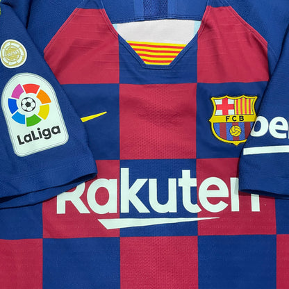 2019-2020 FC Barcelona home match shirt #10 Messi (M)