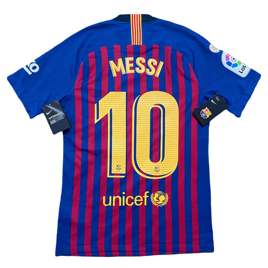 <tc>2018-2019 FC Barcelona camiseta local versión match #10 Messi (S)</tc>