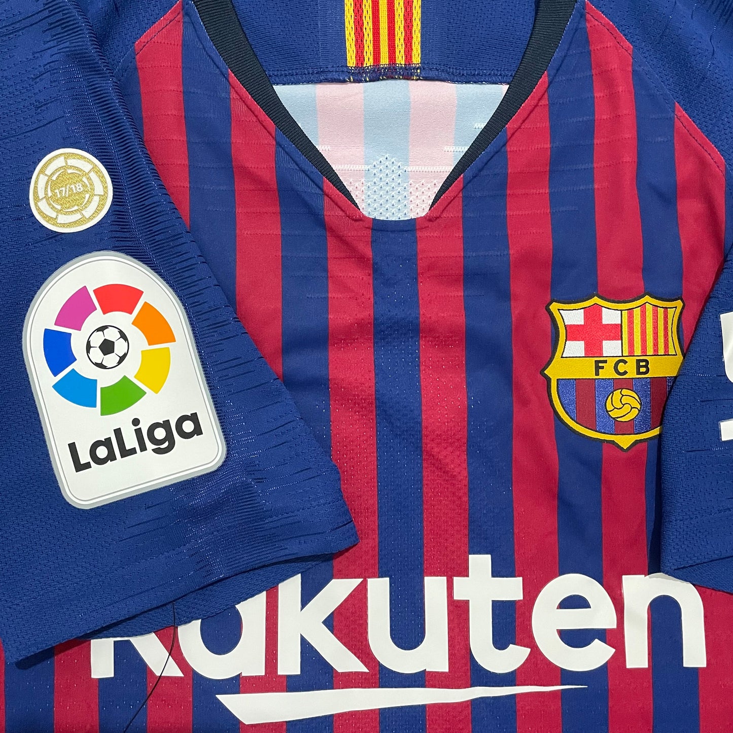 2018-2019 FC Barcelona camiseta local versión match #10 Messi (S)