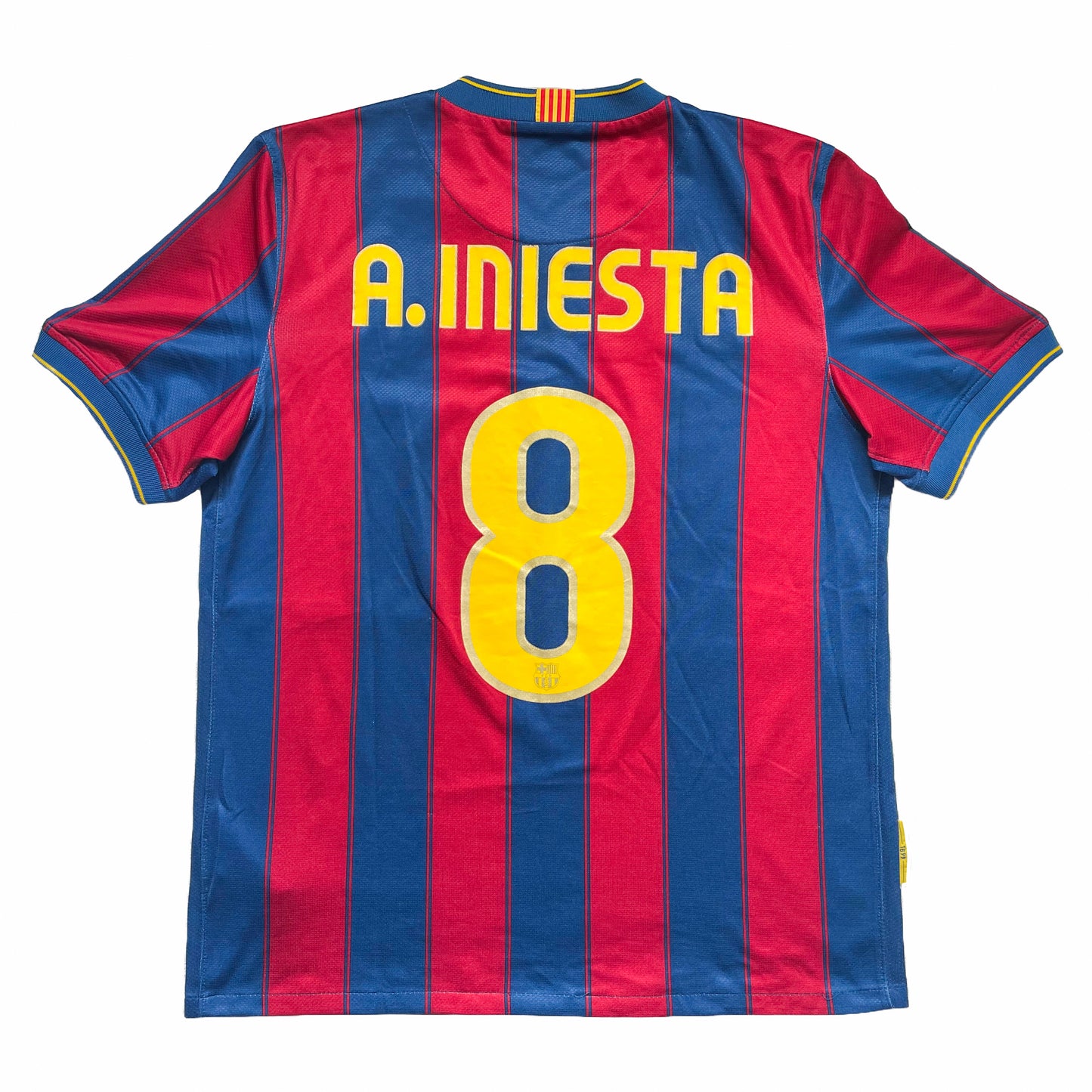 2009-2010 FC Barcelona home shirt #8 Iniesta (M)