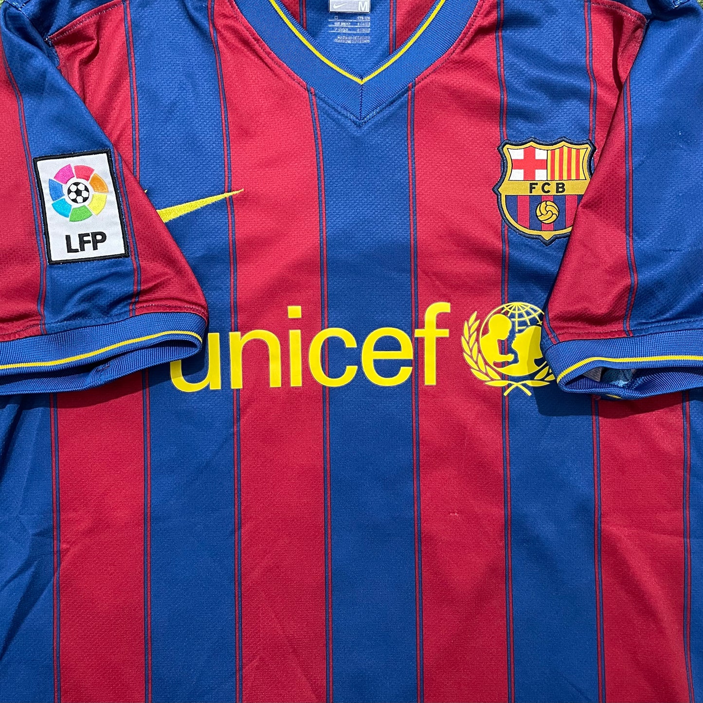 2009-2010 FC Barcelona home shirt #8 Iniesta (M)