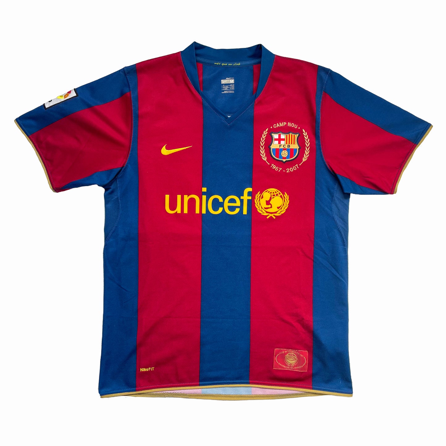 <tc>2007-2008 FC Barcelona camiseta local #19 Messi (M)</tc>