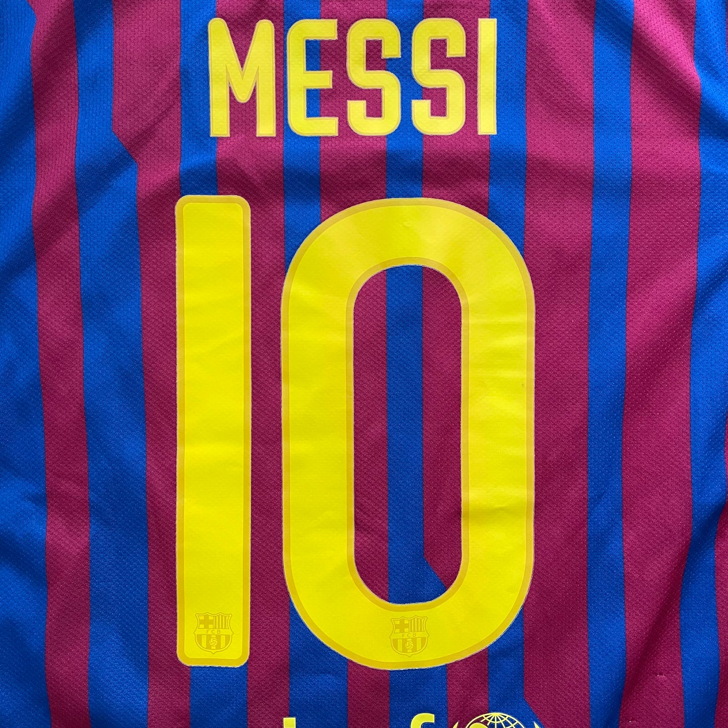 2011-2012 FC Barcelona home shirt #10 Messi (M)