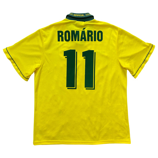 1994 World Cup Brazil home shirt #11 Romario (XL)