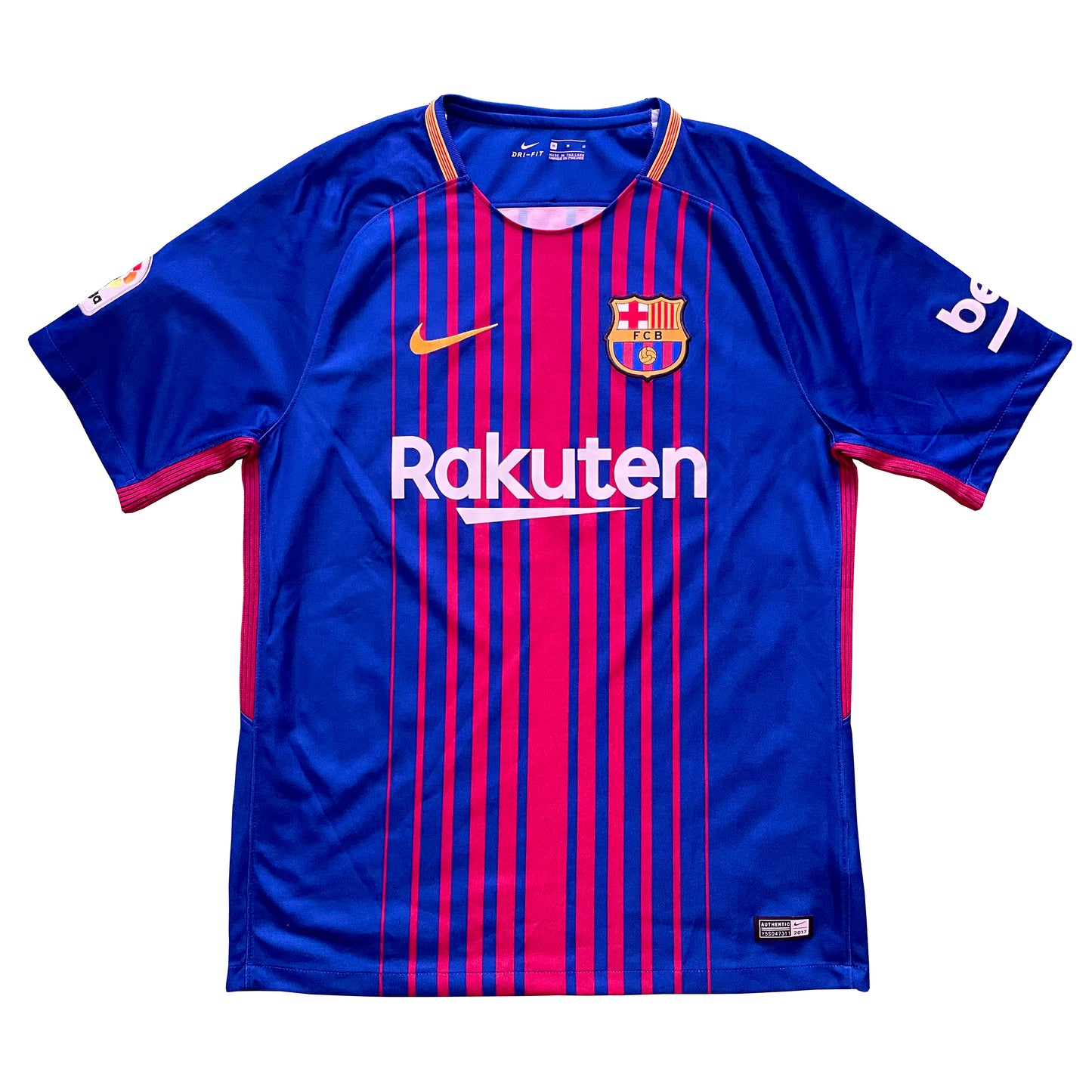 <tc>2017-2018 FC Barcelona camiseta local #8 Iniesta (M)</tc>