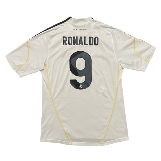 <tc>2009-2010 Real Madrid CF camiseta local #9 Ronaldo (L)</tc>