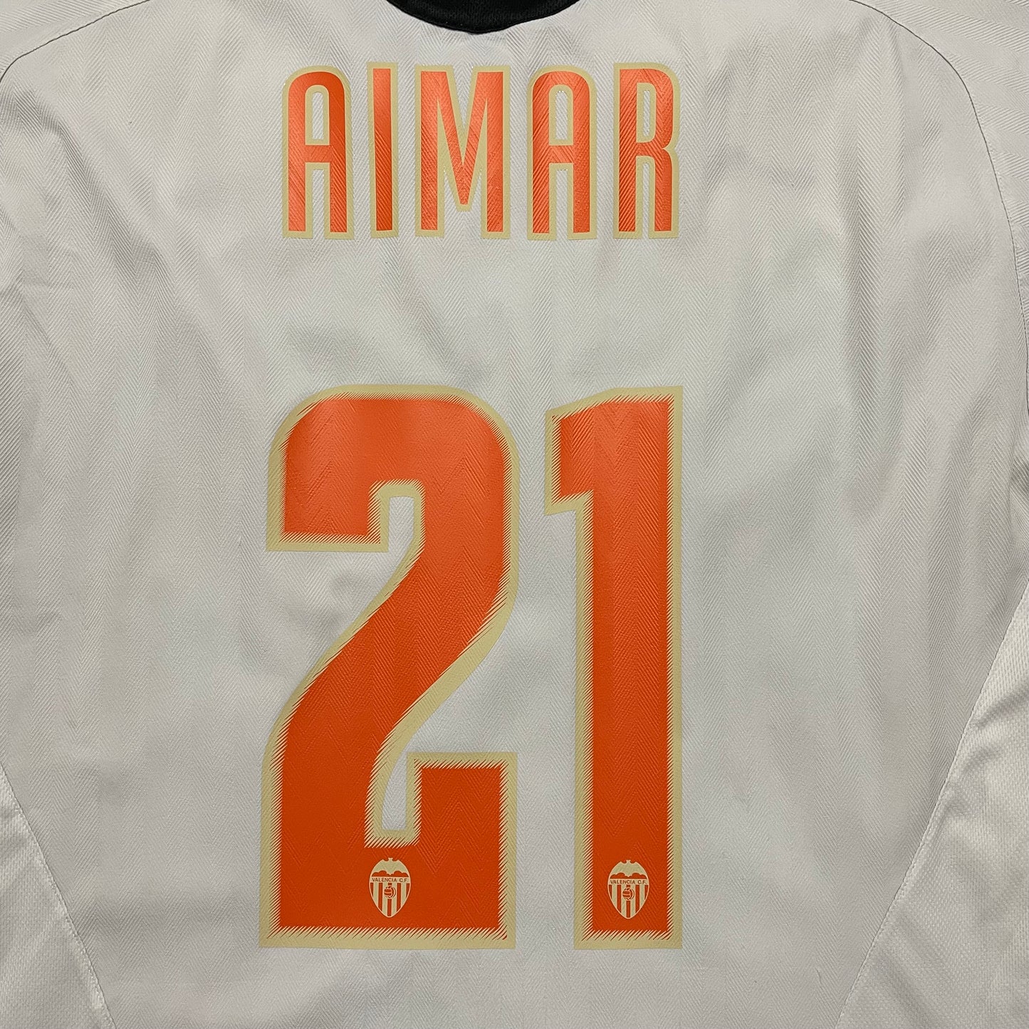 2005-2006 Valencia CF home shirt #21 Aimar (XL)