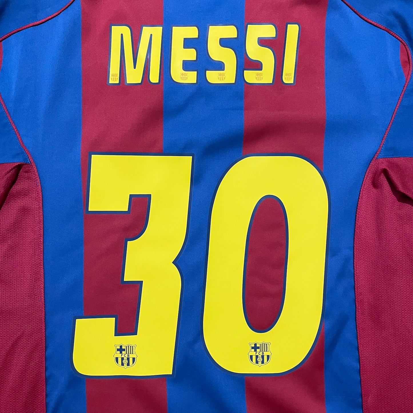 2004-2005 FC Barcelona home shirt #30 Messi (XXL)