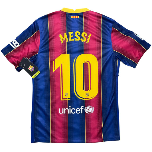 2020-2021 FC Barcelona home shirt #10 Messi (M, L)