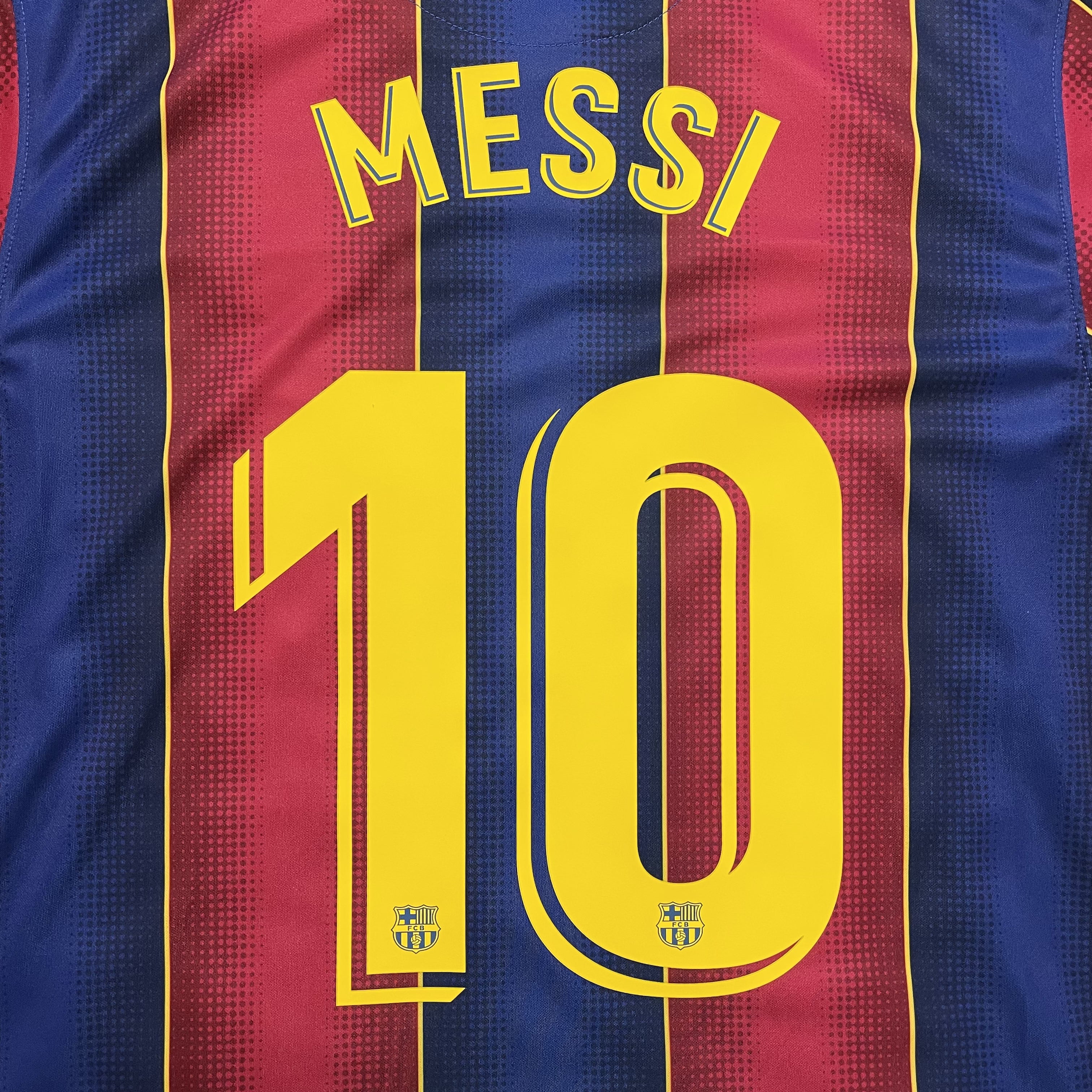 2020-2021 FC Barcelona home football shirt #10 Messi – Football
