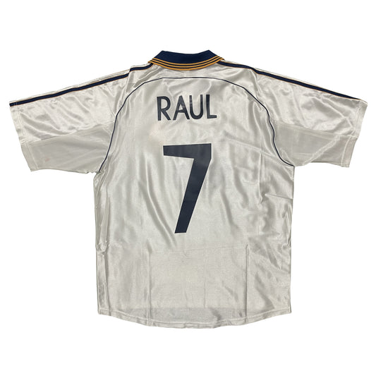 1998-2000 Real Madrid CF home shirt #7 Raul (L)