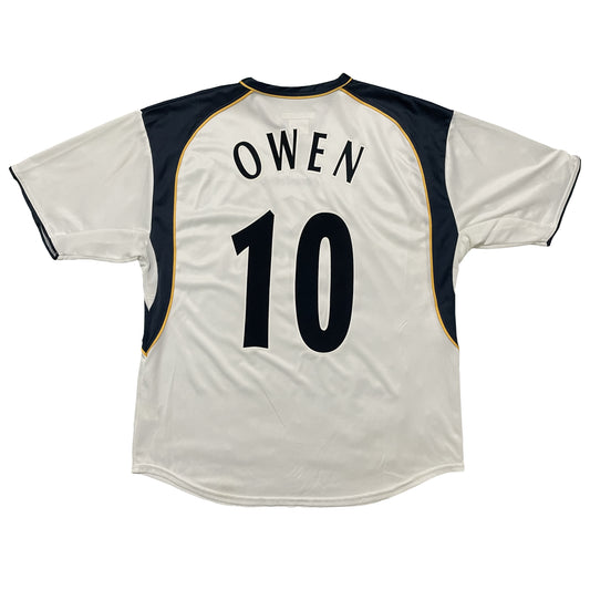 <tc>2001-2002 Liverpool FC camiseta visitante #10 Owen (XL)</tc>