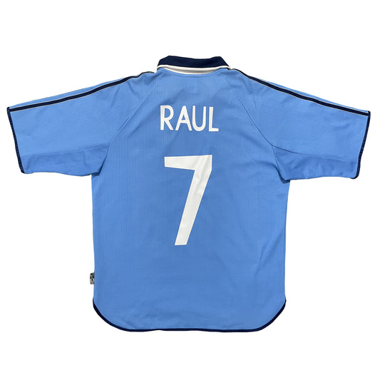 <tc>1999-2000 Real Madrid CF camiseta visitante #7 Raul (L)</tc>