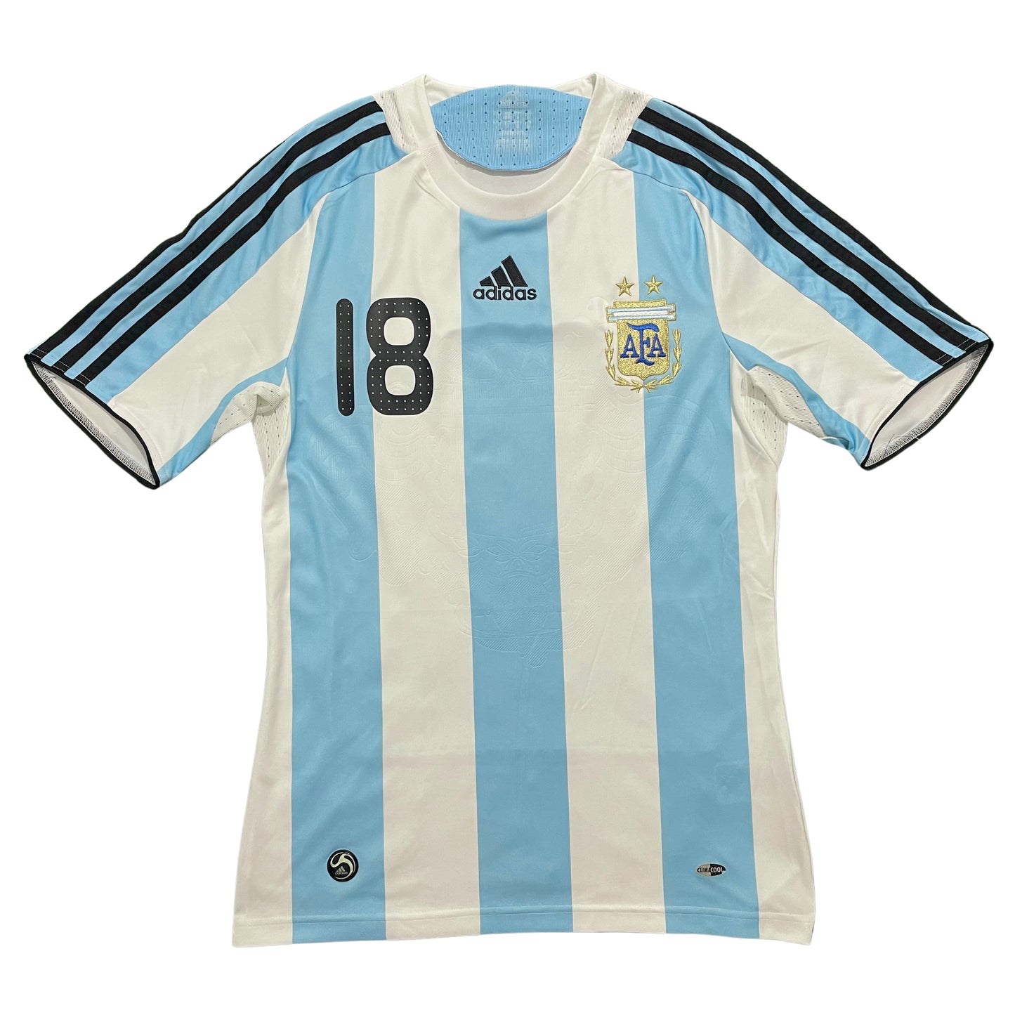 2008 Argentina home shirt #18 Messi (S)