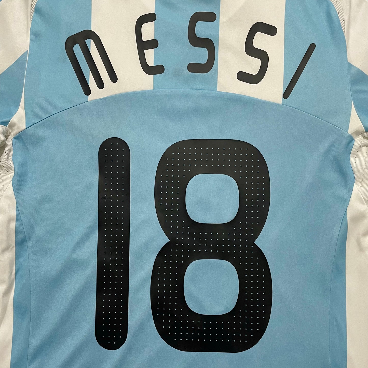 2008 Argentina home shirt #18 Messi (S)