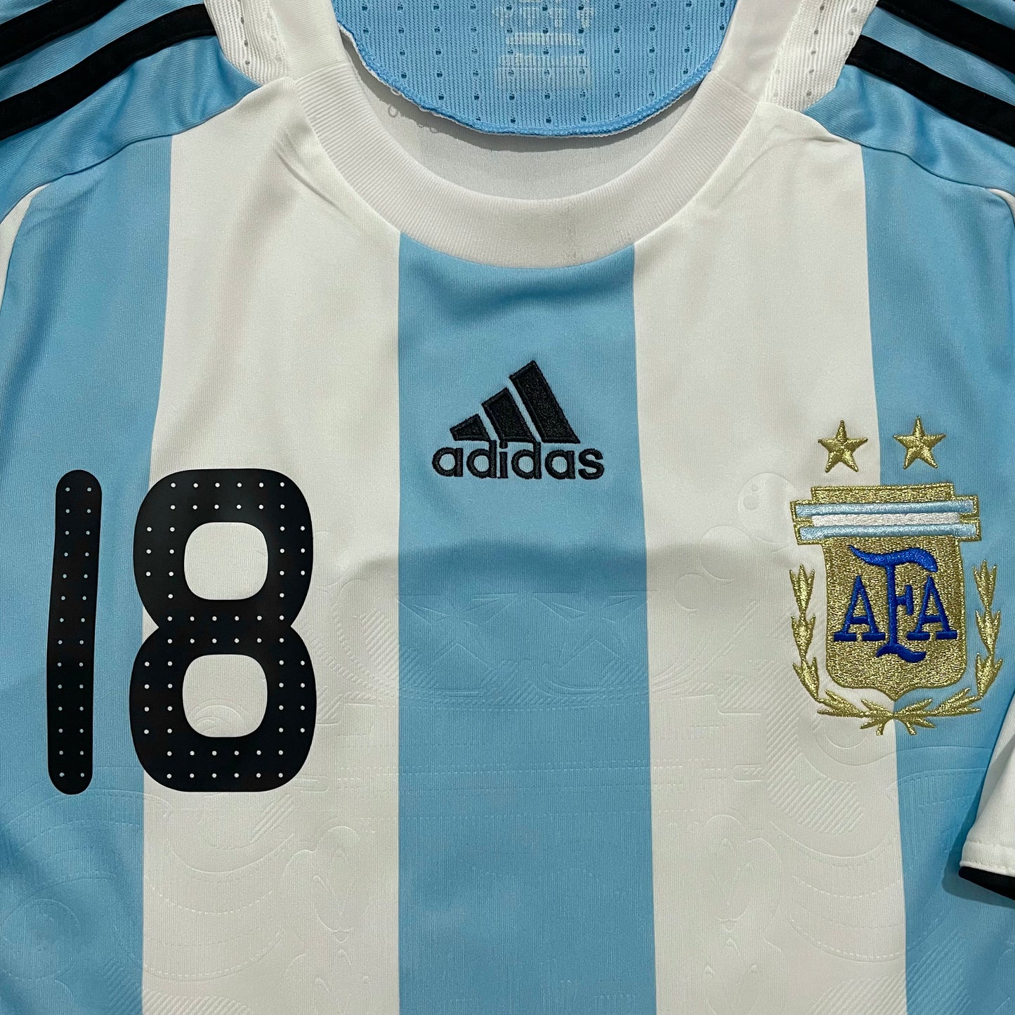 2008 Argentina home shirt #18 Messi (S)
