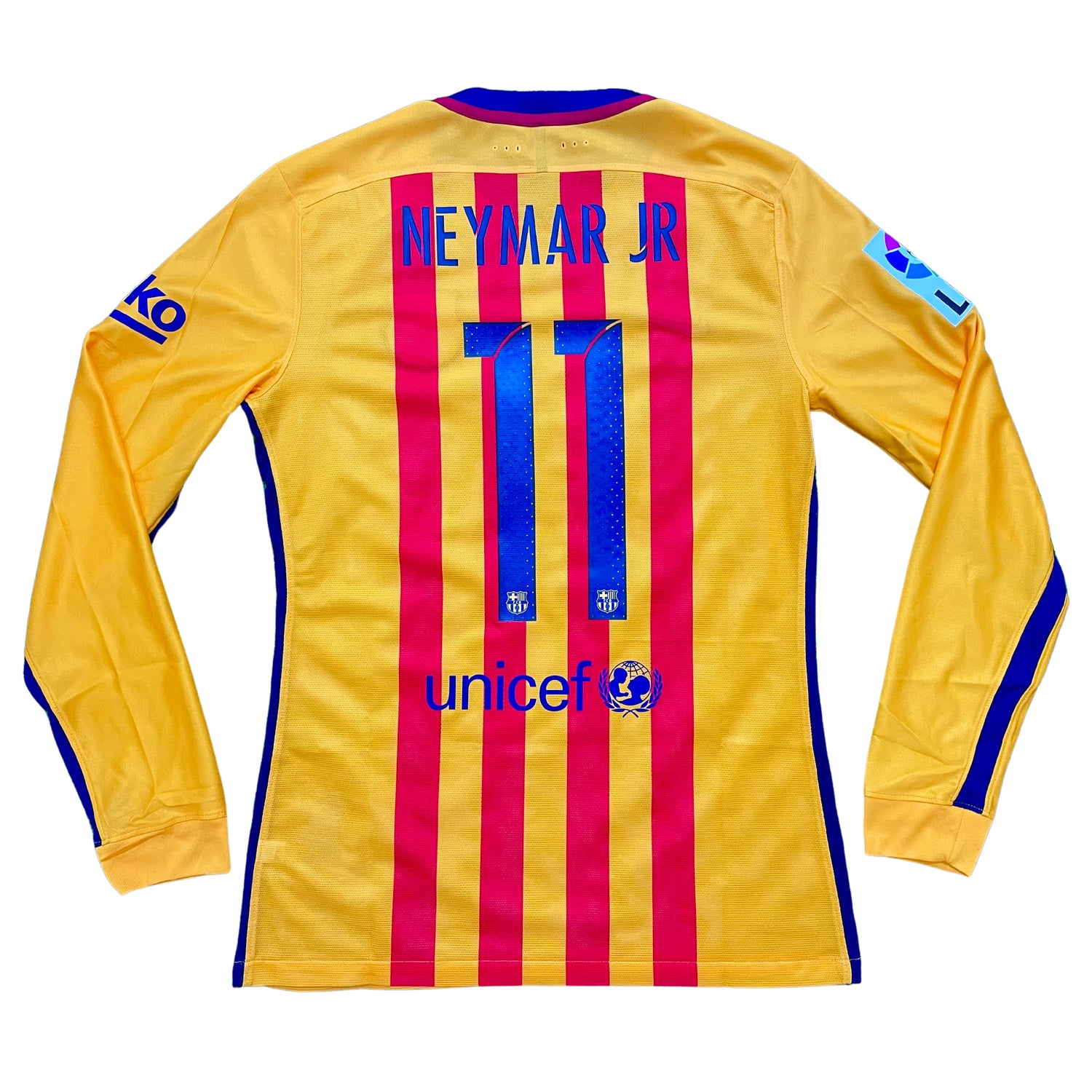 2015-2016 FC Barcelona Player Issue away shirt #11 Neymar (M
