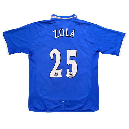 2002-2003 Chelsea FC camiseta local #25 Zola (XL)