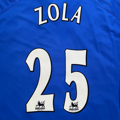 2002-2003 Chelsea FC camiseta local #25 Zola (XL)