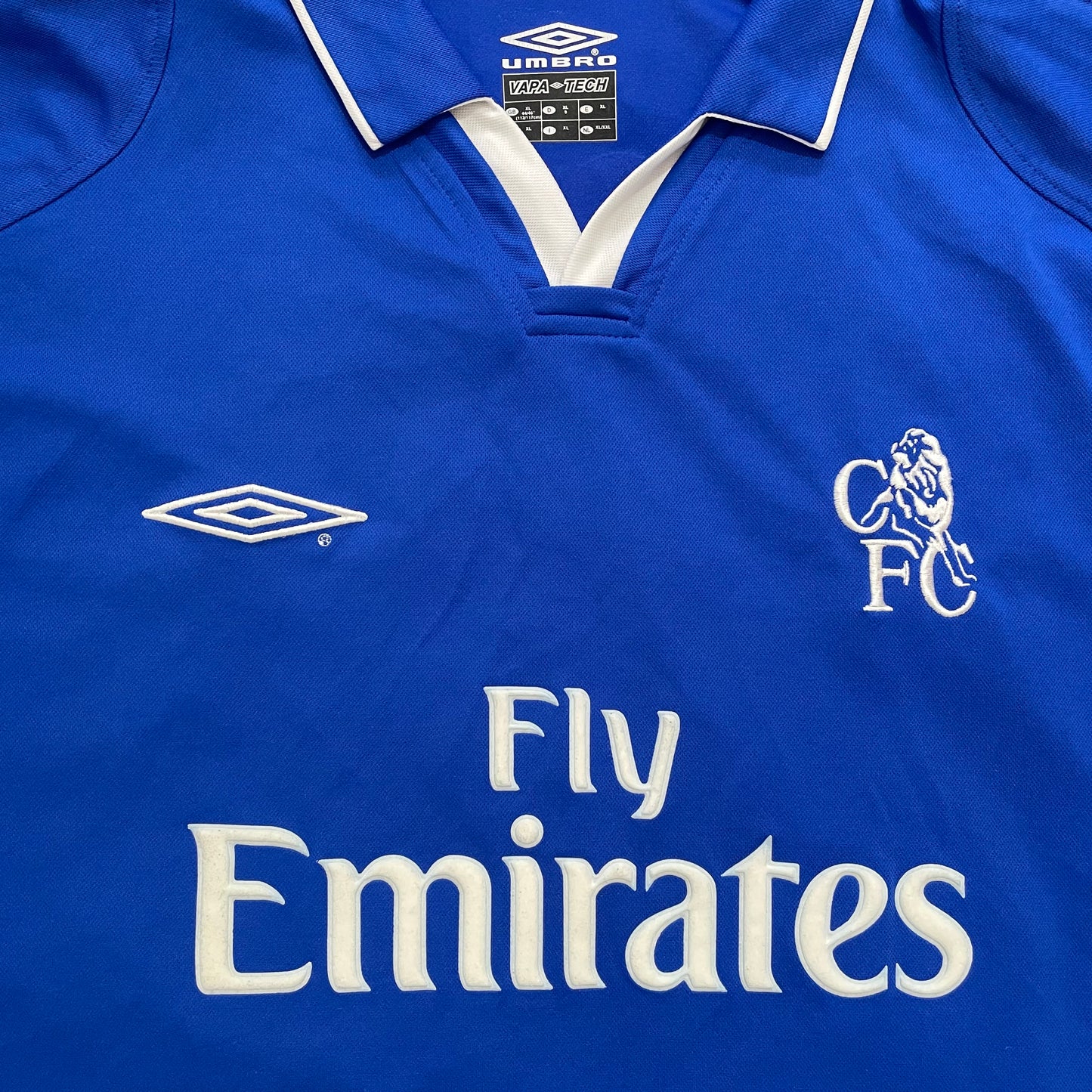 2002-2003 Chelsea FC home shirt #25 Zola (XL)