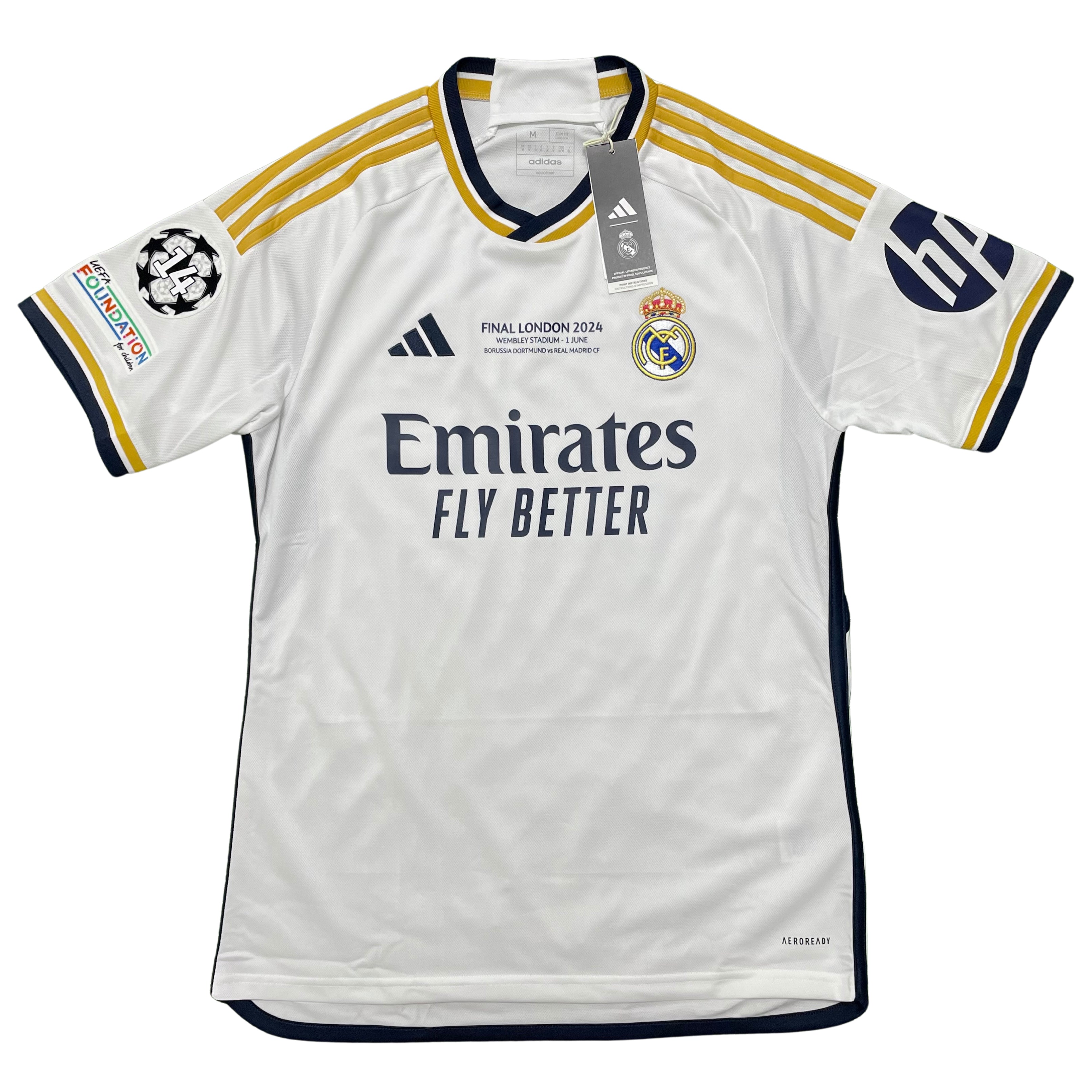 2023-2024 Real Madrid CF home shirt (M, L) – Football and Shirts