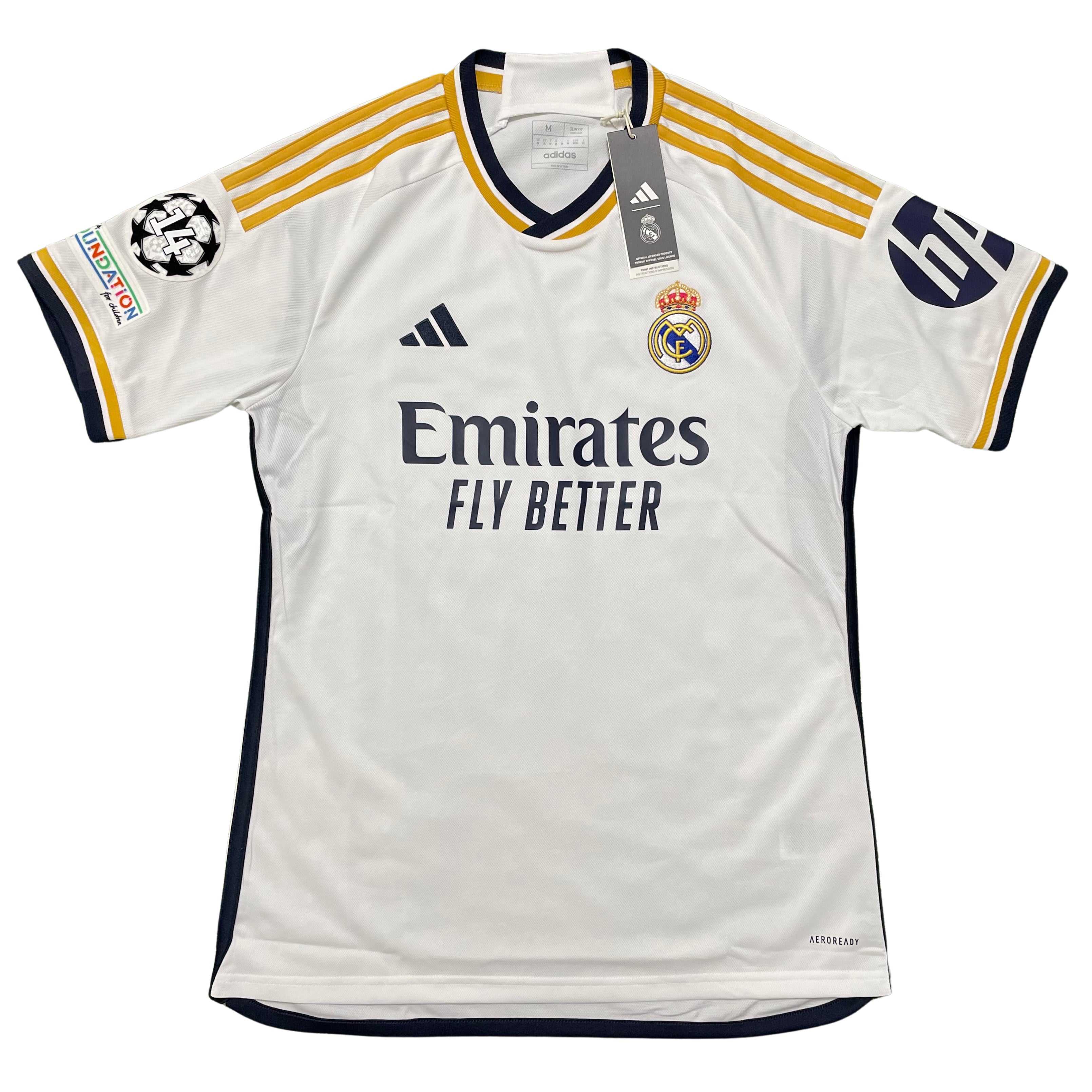 2023-2024 Real Madrid CF home shirt (M, L) – Football & Shirts