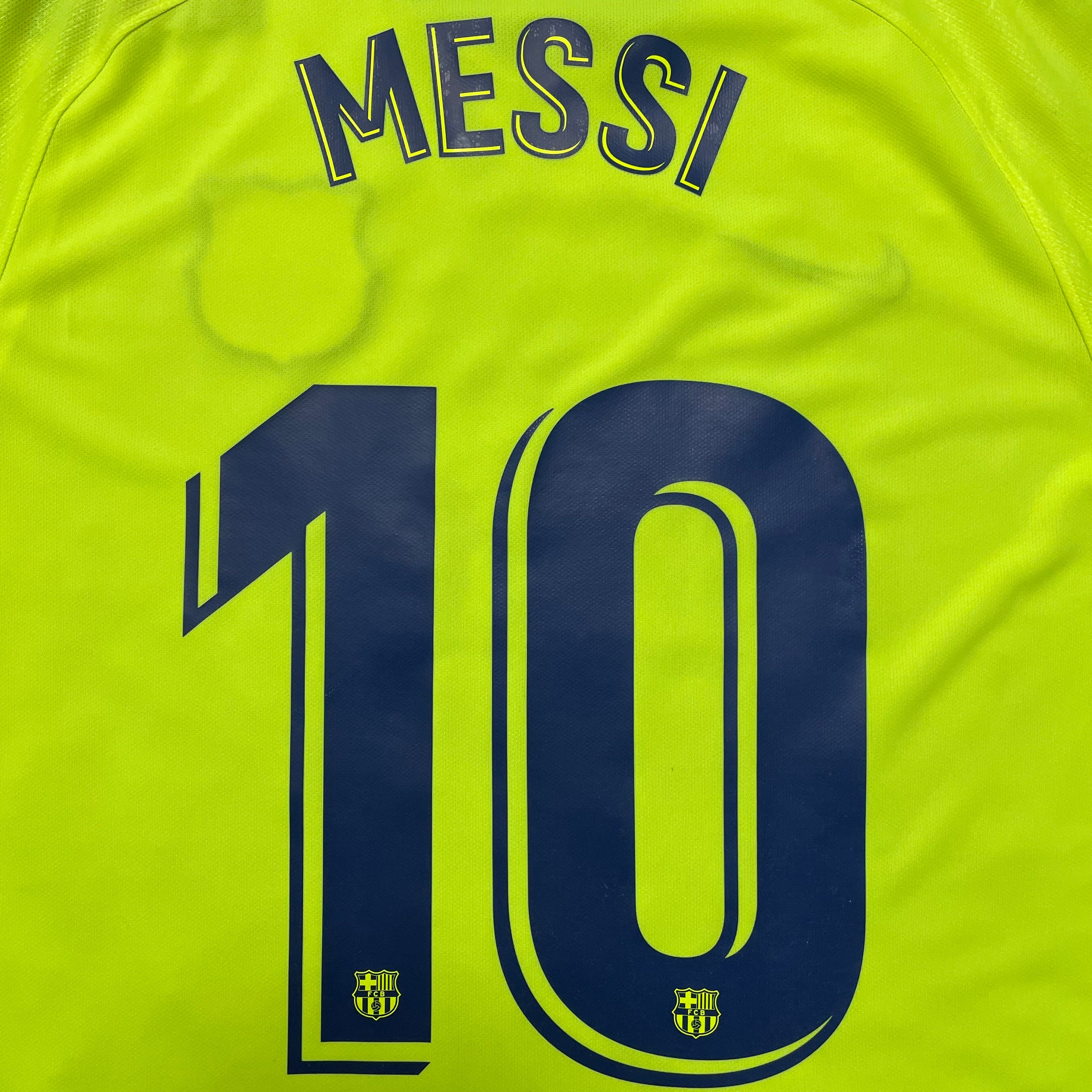 2018-2019 FC Barcelona long-sleeve away shirt #10 Messi (M