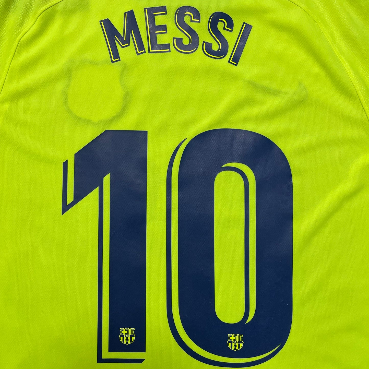 2018-2019 FC Barcelona long-sleeve away shirt #10 Messi (M)