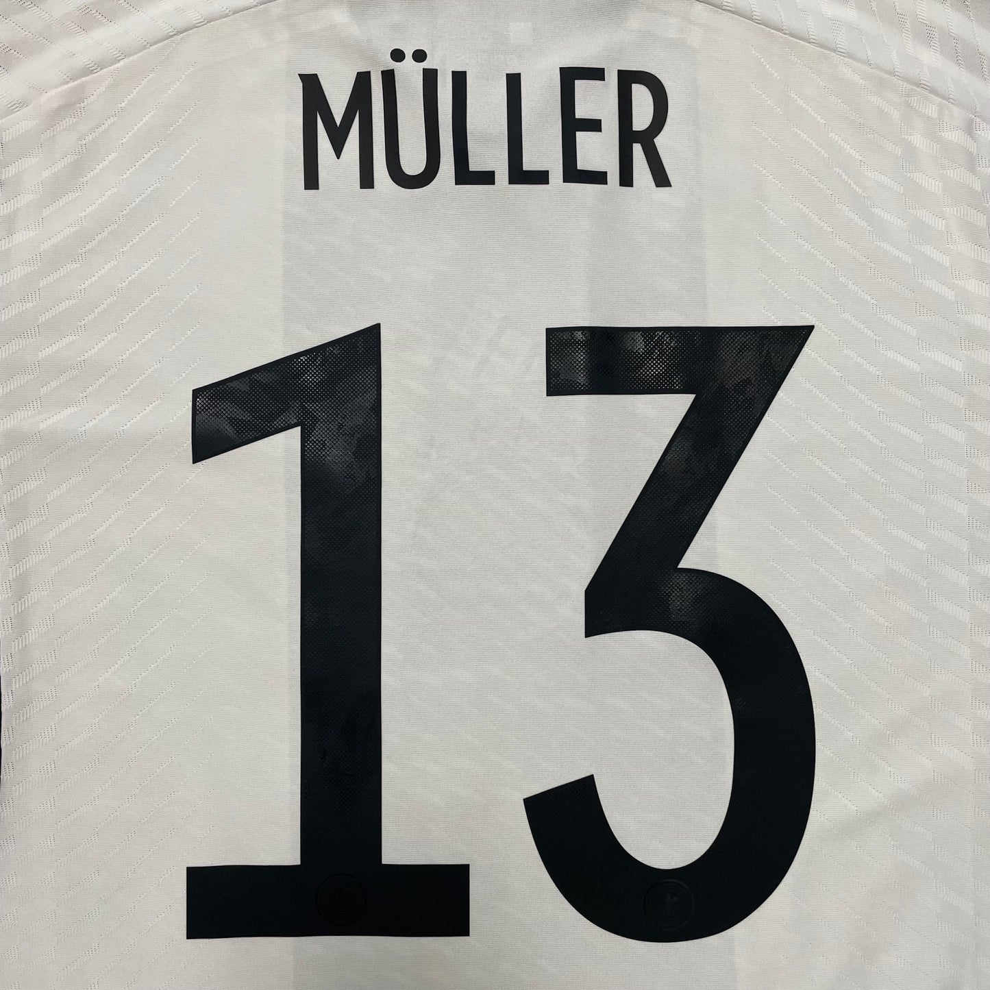 2022 World Cup Germany home match/authentic shirt #13 Müller (L)