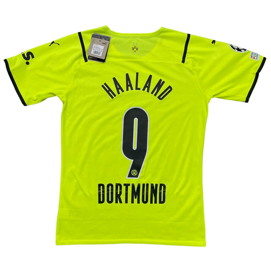 2021-2022 Borussia Dortmund camiseta europea local match/authentic #9 Haaland (L)