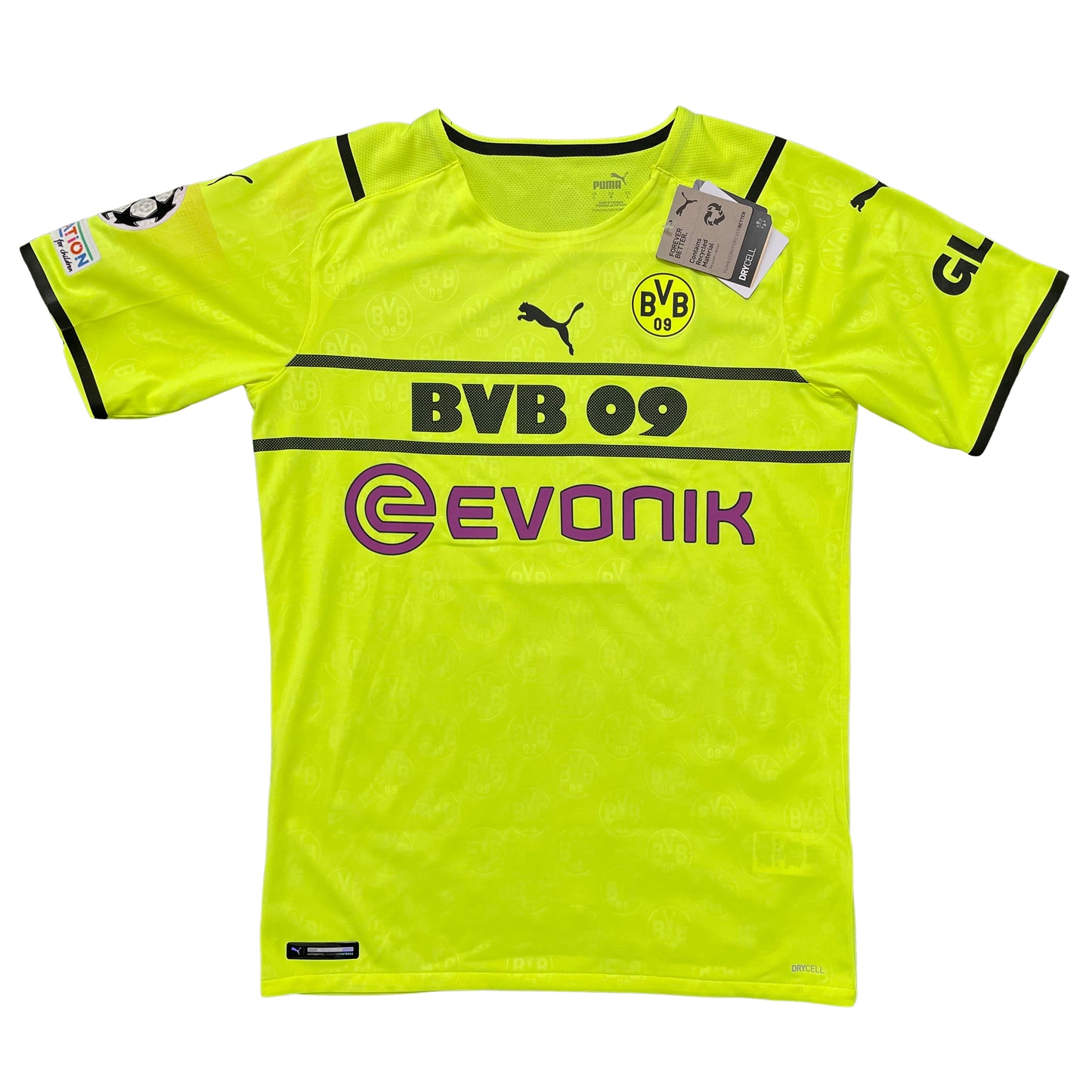 <tc>2021-2022 Borussia Dortmund camiseta europea local match/authentic #9 Haaland (L)</tc>