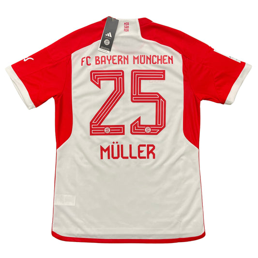 2023-2024 FC Bayern Munich home shirt #25 Müller (M, L)