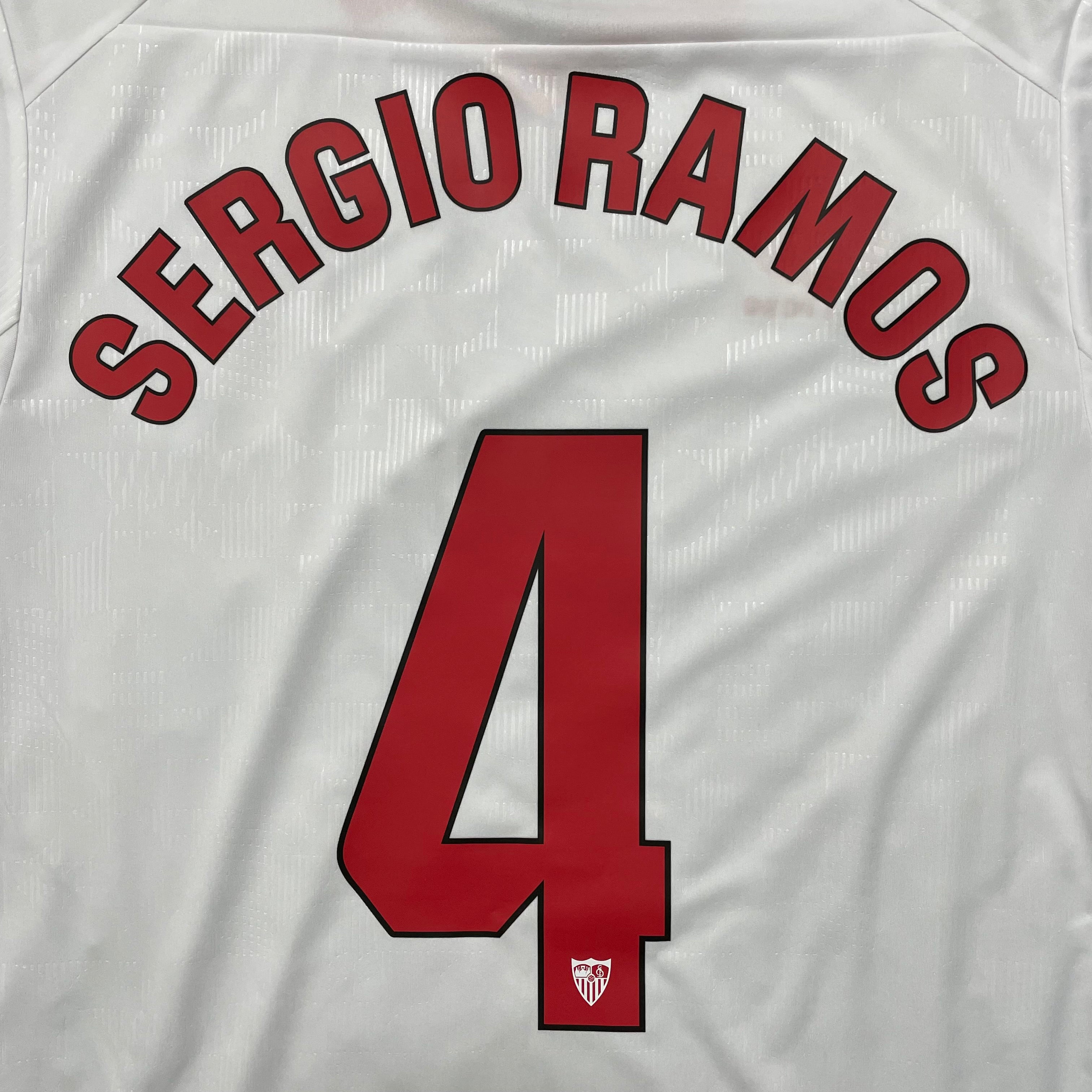 2023-2024 Sevilla FC home football shirt #4 Sergio Ramos