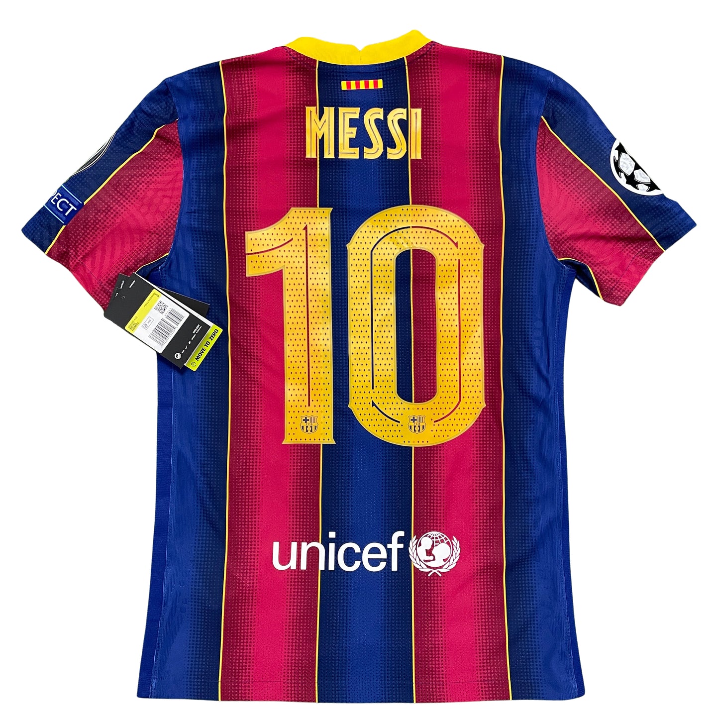<tc>2020-2021 FC Barcelona camiseta local versión match #10 Messi (S)</tc>