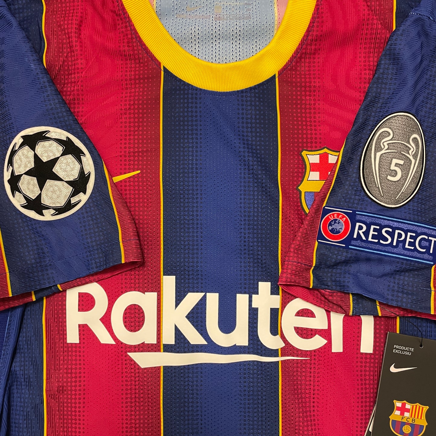 2020-2021 FC Barcelona home match shirt #16 Pedri (S)