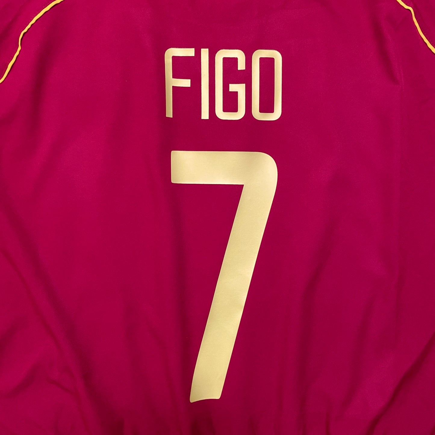 2002 World Cup Portugal home shirt #7 Figo (XL)