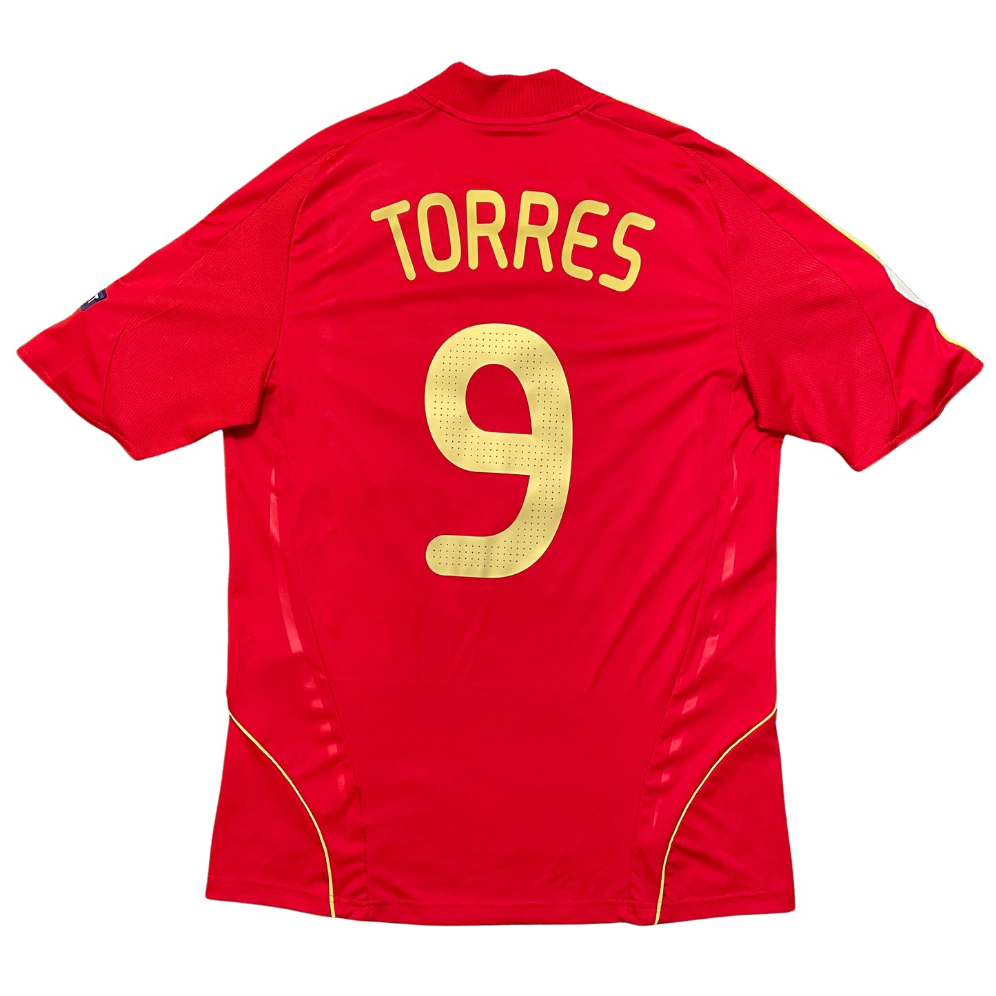 2008 Euro Spain home shirt #9 Torres (S)