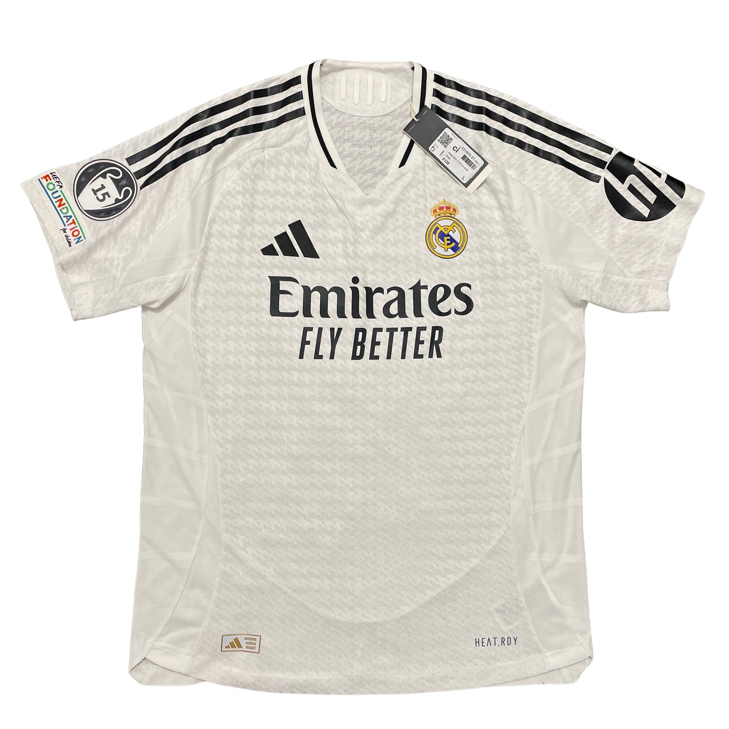 2024-2025 Real Madrid CF camiseta local versión authentic/match (S, L, XL)
