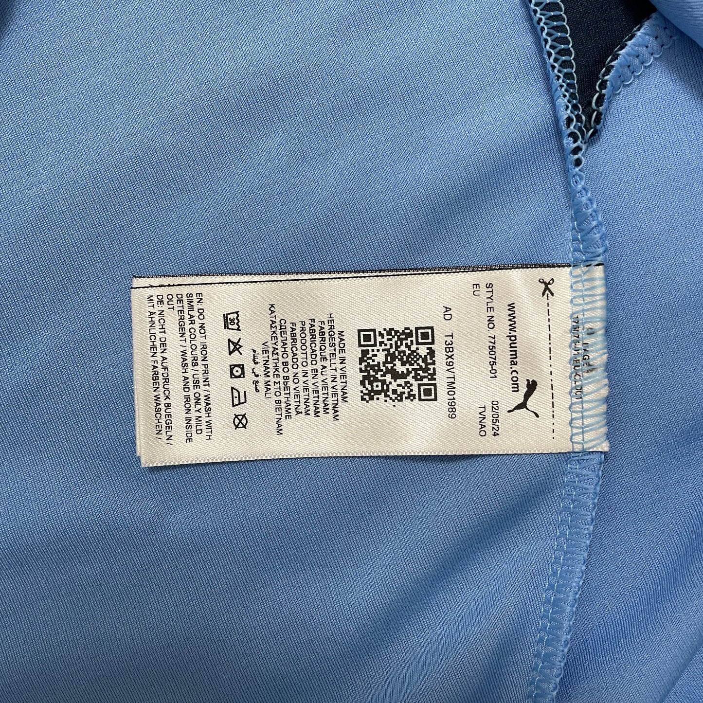 2024-2025 Manchester City FC home shirt (S, M, L, XL)