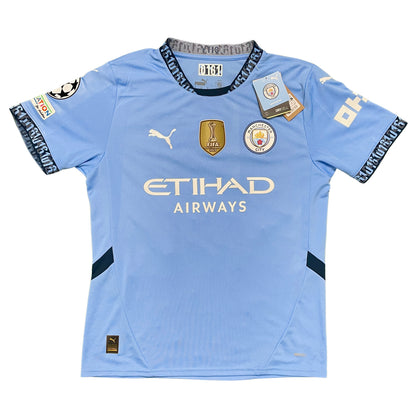 2024-2025 Manchester City FC home shirt #17 De Bruyne (S, M, L, XL)