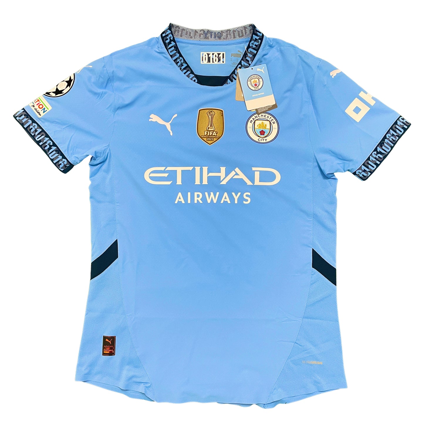2024-2025 Manchester City FC home authentic/match shirt (S, M, L, XL)