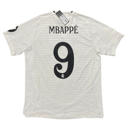 2024-2025 Real Madrid CF camiseta local versión authentic/match #9 Mbappé (S, L, XL)