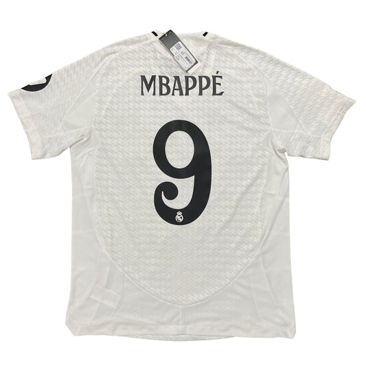 2024-2025 Real Madrid CF home authentic/match shirt #9 Mbappé (S, L, XL)