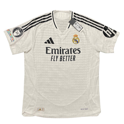 2024-2025 Real Madrid CF camiseta local versión authentic/match #9 Mbappé (S, L, XL)