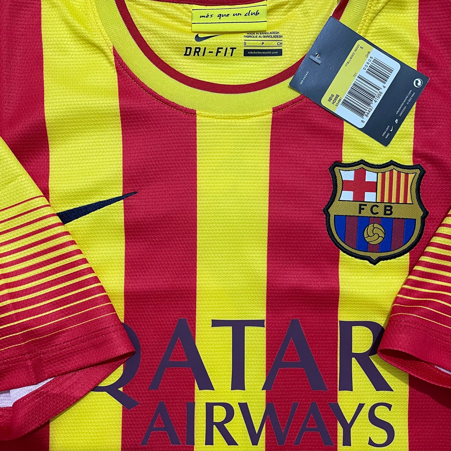 <tc>2013-2014 FC Barcelona camiseta visitante #10 Messi (S)</tc>