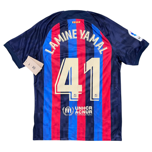 2022-2023 FC Barcelona home shirt #41 Lamine Yamal (S)